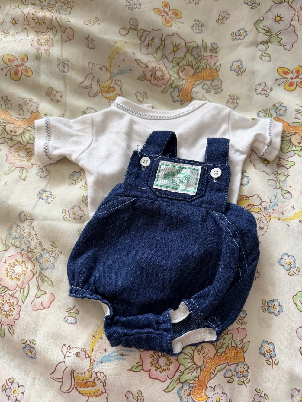 CPK Coleco Blue Denim Romper Set